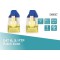 DIGITUS DK-1644-A-005/B RJ45 Cable reseau, cable Patch Cat 6a S/FTP 0.50 m Bleu sans halogene, torsade par Paire, avec