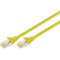 Digitus 1m Cat6a S/FTP cable de reseau S/FTP (S-STP) Jaune - Cables de reseau (1 m, Cat6a, S/FTP (S-STP), RJ-45, RJ-