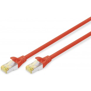 DIGITUS DK-1644-A-100/R Cable Ethernet Rouge