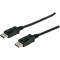 DIGITUS Cable DisplayPort - Full HD - Avec verrouillage - 60 Hz - Compatible avec PC, ecran, carte graphique de jeu