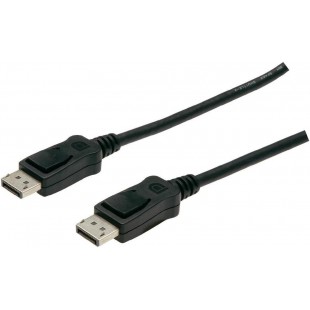 DIGITUS Cable DisplayPort - Full HD - Avec verrouillage - 60 Hz - Compatible avec PC, ecran, carte graphique de jeu