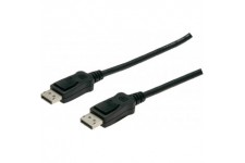DIGITUS Cable DisplayPort - Full HD - Avec verrouillage - 60 Hz - Compatible avec PC, ecran, carte graphique de jeu