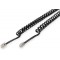 Digitus AK-460101-020-S cable de telephone 2 m Noir - Cables de telephone (2 m, RJ10, RJ10, Noir, Male Connector/Mal