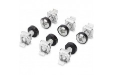 Digitus Jeu de vis de Fixation pour 48, 3 cm contenir Le NKE 50 x M6 vis 50 x M6 Kaƒ ¤ figmuttern 50 x M6 Rondelles
