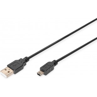 DIGITUS USB 2.0 Typ A/Mini B 1.8 m SW