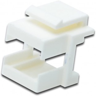 DIGITUS LWL Keystone Module Adaptateur - LC - pour Panneau de Brassage modulaire - Blanc