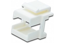 DIGITUS LWL Keystone Module Adaptateur - LC - pour Panneau de Brassage modulaire - Blanc