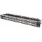 DIGITUS Panneau de Brassage modulaire - 48 Ports 1U - Rack 19" - pour modules Keystone RJ45 - blinde - Noir