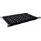 DIGITUS Professional Tablette a  Profondeur Variable pour Montage Fixe dans armoires 19" 700 mm Tiefe Noir