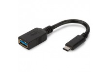 Digitus AK-300315-001-S Cable Adaptateur Micro USB Type A vers USB Type C Noir