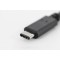 Digitus AK-300315-001-S Cable Adaptateur Micro USB Type A vers USB Type C Noir