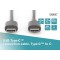 DIGITUS ASSMANN Cable de Connexion USB et Adaptateur USB 2.0 Type-C - C, 1,8 m, 480 Mbit/s 1,8 m Noir