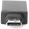 DIGITUS USB 3.1 adapter. type C to A M/F Super-Speed. UL Noir