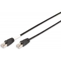 DIGITUS 10m Cat.6 S/FTP cable de reseau Cat6 S/FTP (S-STP) Noir - Cables de reseau (10 m, Cat6, S/FTP (S-STP), RJ-45, RJ-45, Noi