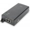 DIGITUS PoE+ Injecteur - IEEE802.3at - Gigabit Ethernet - 60 Watt - max. 48 Volt - PoE Mode A & Mode B