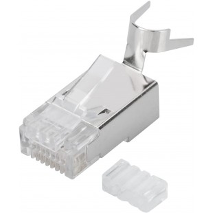 Digitus AK-219604 connecteur de fils Transparent - Connecteurs de fils (Transparent, Polycarbonate, Cat6a, Or, UL I