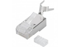 Digitus AK-219604 connecteur de fils Transparent - Connecteurs de fils (Transparent, Polycarbonate, Cat6a, Or, UL I