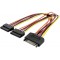 DIGITUS ASSMANN Electronic ak-430405 - 003-M interieur 0,3 m sATA 2 x 15-Pin SATA Noir, Rouge, Jaune Cable d'aliment