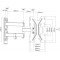 DIGITUS Support Mural pour ecran LCD/LED, Noir