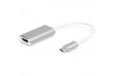 DIGITUS Adaptateur Graphique USB Type-C, USB Type-C vers HDMI Type A, 4K Ultra HD 30Hz, 3840x2160 Pixels, Aluminium