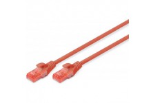 Digitus 0.25m Cat6 U/UTP cable de reseau 0,25 m U/UTP (UTP) Rouge - Cables de reseau (0,25 m, Cat6, U/UTP (UTP), RJ-45, RJ-45, R