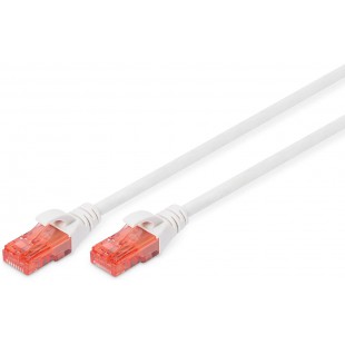 Assmann Electronic DK-1617-005/WH cable de reseau 0,5 m Cat6 U/UTP (UTP) Blanc - Cables de reseau (0,5 m, Cat6, U/UTP (UTP), RJ-