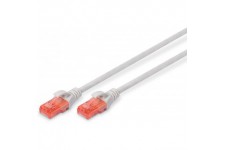 Digitus 0.5m Cat6 U/UTP cable de reseau U/UTP (UTP) Gris - Cables de reseau (5 m, Cat6, U/UTP (UTP), RJ-45, RJ-45, Gris)