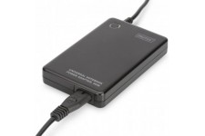 DIGITUS Notebook Power Supply Slim 90W Out 15/16/18/18.5/19/19.5/20VoltDC INCL.11 Plug-Adaptor + USB Charger