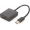 DIGITUS 70841 Adaptateur USB 3.0 vers HDMI Noir