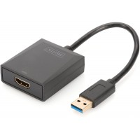 DIGITUS 70841 Adaptateur USB 3.0 vers HDMI Noir