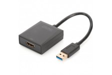 DIGITUS 70841 Adaptateur USB 3.0 vers HDMI Noir