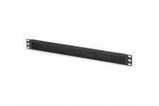 DIGITUS Bande de brosse 1U, 1 Unites, Noir