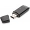 DIGITUS Assmann DA-70310-3 Lecteur de Cartes USB 2.0 Noir