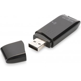 DIGITUS Assmann DA-70310-3 Lecteur de Cartes USB 2.0 Noir
