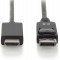 DIGITUS Cable Adaptateur DisplayPort - DP - HDMI Type A male/male - 2 m - avec Verrouillage - DP 1.2_HDMI2.0-4 K/60 