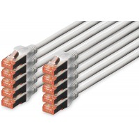 DIGITUS Cable de Liaison Cat 6 S/FTP - Lot de 10