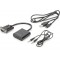 DIGITUS Adaptateur Audio Graphique VGA + Jack 3,5 mm vers HDMI, Full HD 60 Hz, 1920 x 1080 Pixels, Noir