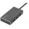 DIGITUS Hub USB - 4 Ports - Super Speed USB 3.0-5 Gbit/s - Plug & Play - Boitier en Aluminium - Noir