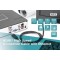 DIGITUS Cable HDMI Premium - UHD 4K - 3m - HDR, Ethernet, Arc, CEC, 3D, Dolby, HDMI 2.0 - Compatible PS4, PS5, Xbox