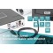 DIGITUS Cable HDMI Premium - UHD 4K - 2m - HDR, Ethernet, ARC, CEC, 3D, Dolby, HDMI 2.0 - Compatible PS4, PS5, Xbox