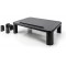 DIGITUS Rehausseur de Moniteur Ergonomique - 3 hauteurs - Charge maximale : 10 kg - Support pour Tablette et Smartphone - Noir