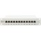 DIGITUS Cat-6A Patchpanel - 12 Ports - RJ45 Jacks - 10-inch Rack-Mount 1U - Panneau de Distribution LSA - Blinde - Gris