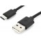 Assmann Electronic AK-300154-010-S cable USB 1 m USB 2.0 USB A USB C Noir