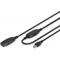 Digitus DA-73105 cable USB 10 m USB 3.2 Gen 1 (3.1 Gen 1) USB A Noir