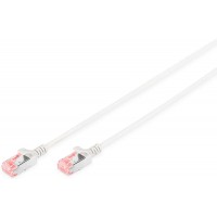 DIGITUS Cable de raccordement Fin Cat 6 U-UTP, CU, LSZH AWG 28/7, Longueur - 5 m, Couleur Grise