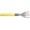 DIGITUS CAT 7A S/FTP, cable d'installation, 100 m, simplex, Dca jaune