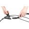 DIGITUS Gaine de cables Flexible avec Outil d'enfilage, 5 m