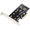 Utilisez Les Cartes SSD M.2 NGFF/NVMe sur 4 emplacements PCIe sur la Carte mere - B + M Key
