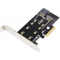 Utilisez Les Cartes SSD M.2 NGFF/NVMe sur 4 emplacements PCIe sur la Carte mere - B + M Key