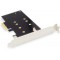Utilisez Les Cartes SSD M.2 NGFF/NVMe sur 4 emplacements PCIe sur la Carte mere - B + M Key